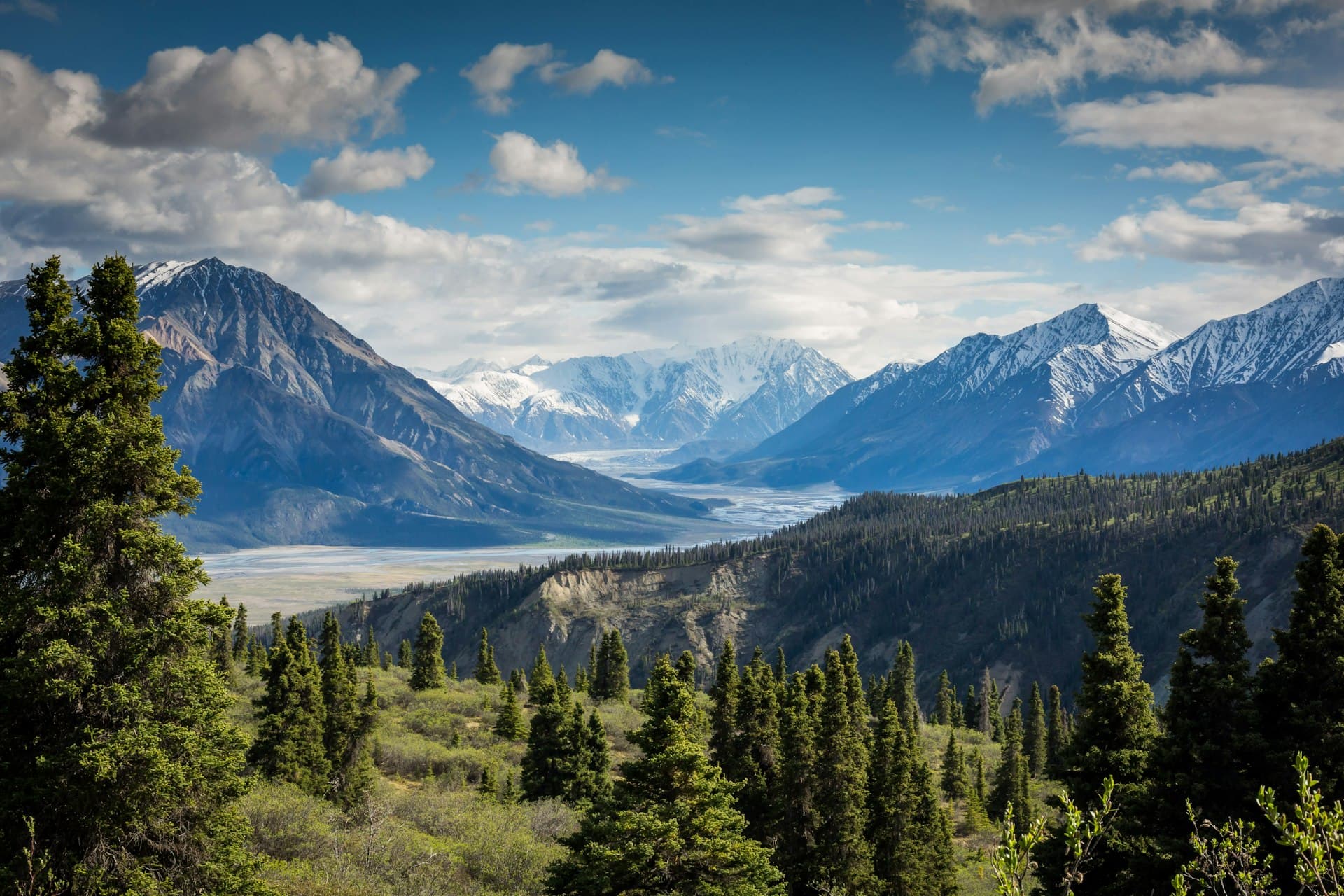 Mountain landscape with mining potential